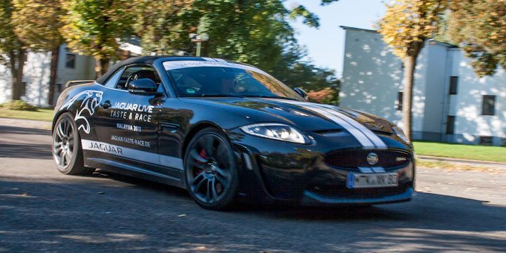 Jaguar Taste and Race Handlingkurs mit dem Jaguar XKR-S
