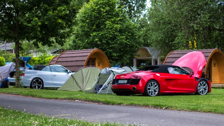 #thepluses2 - Camping am Genfer See - Audi R8 V10 Spyder RS5 Cabriolet