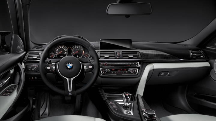 BMW M3 Limousine F80, BMW M4 Coupé F82 Cockpit Interieur Armaturenbrett
