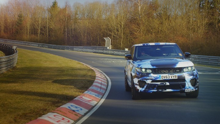 Range Rover Sport SVR 5.0 V8 SUV Rundenrekord auf der Nürburgring Nordschleife