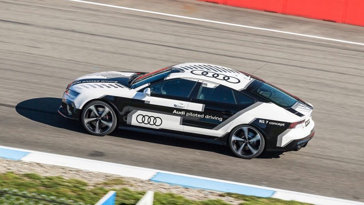 Audi RS7 piloted driving concept DTM Hockenheimring