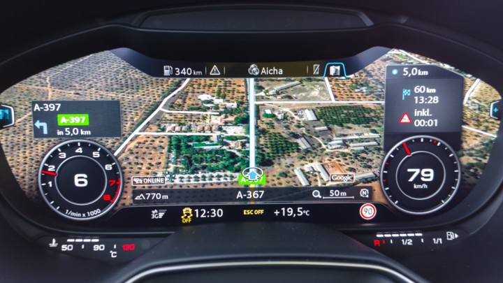 Audi TTS Coupé Virtual Cockpit