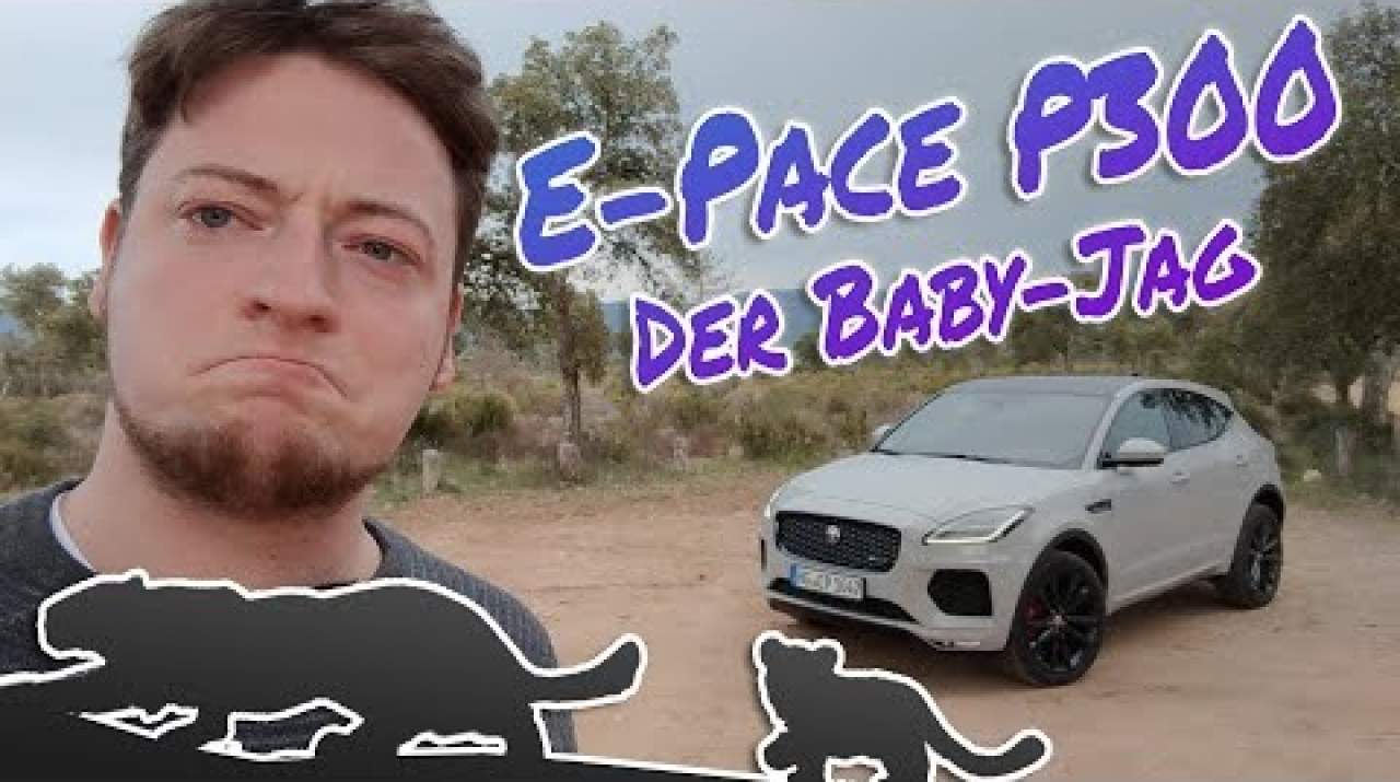 YouTube-Video: Jaguar E-Pace P300 HSE R-Dynamic - 76.000€ Baby-Jaguar im Test, Review und Fahrbericht