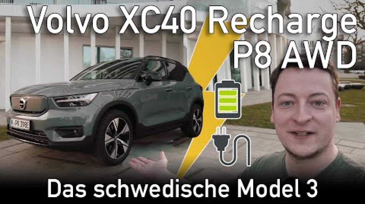 YouTube-Video: 2021 Volvo XC40 Recharge P8 AWD 🔋 Test: Das schwedische Model 3? | passion:driving
