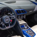 Audi R8 Spyder in arablau matt - Audi Forum Neckarsulm