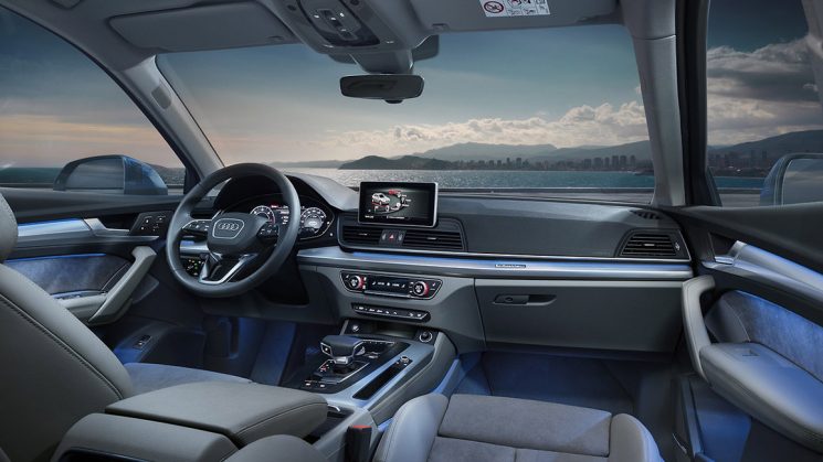 Ambiente-Lichtpaket im neuen Audi Q5