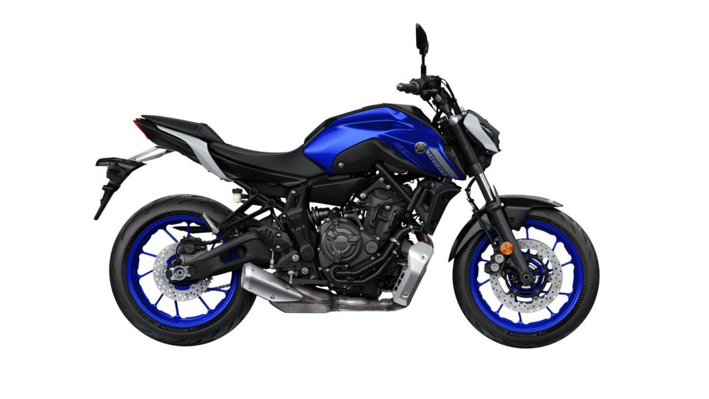 2021 Yamaha MT-07 in Icon Blue