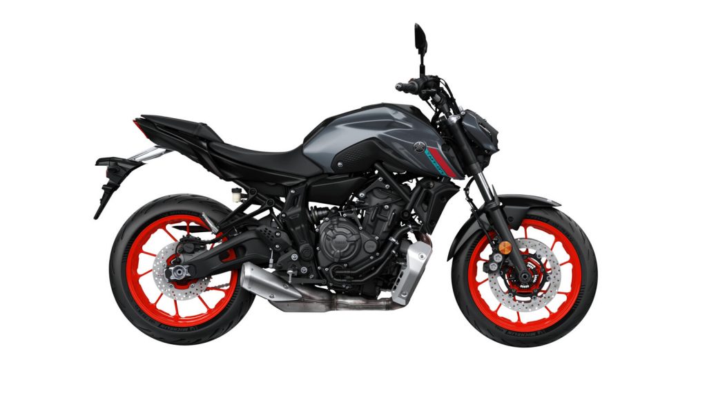 2021 Yamaha MT-07 in Storm Fluo
